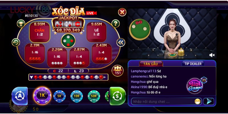 Tìm hiểu live casino Lucky88